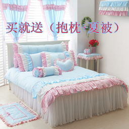 梦江韩版纯棉蕾丝四件套 批发市场的新宠，品质与美学共存